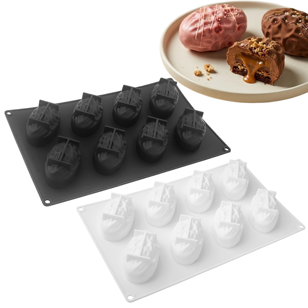Soap Making Molds - 3- oder 8-fach Silikonform im Dattelpalmen-Design