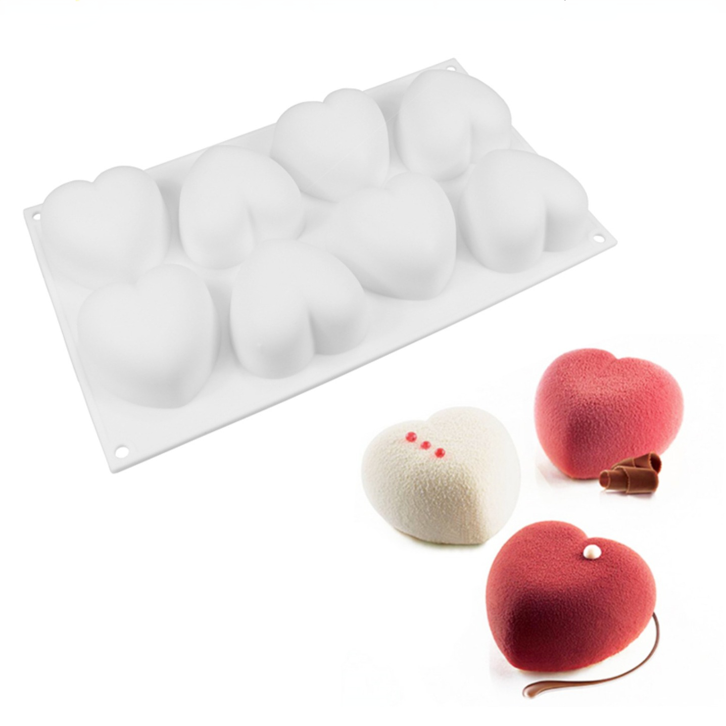 Soap Making Tray - Liebe Herz Silikon Seife Form Handgemachte