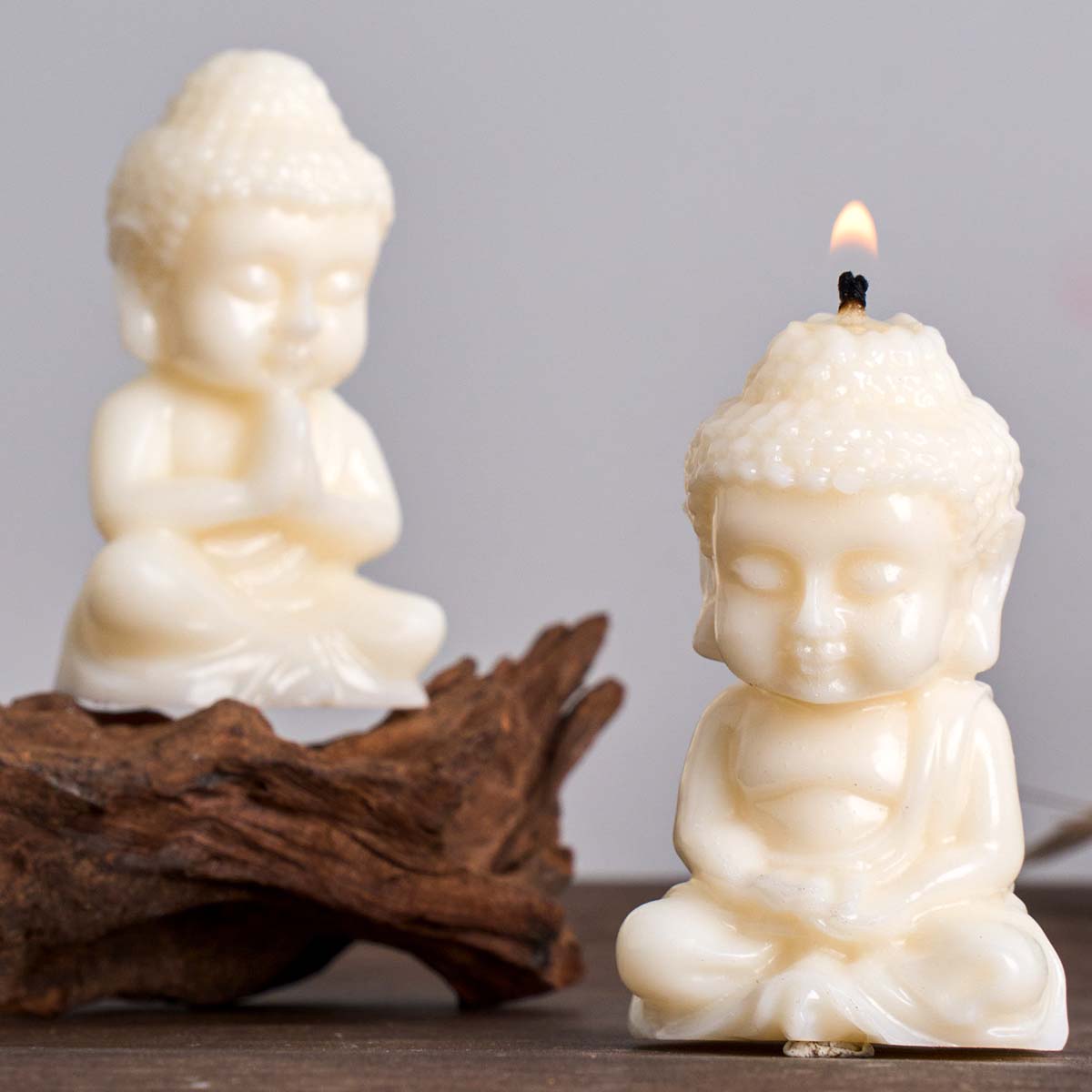 Soap Making Process - 3D Buddha Silikon-Kerzenform DIY Zen-Form Gips