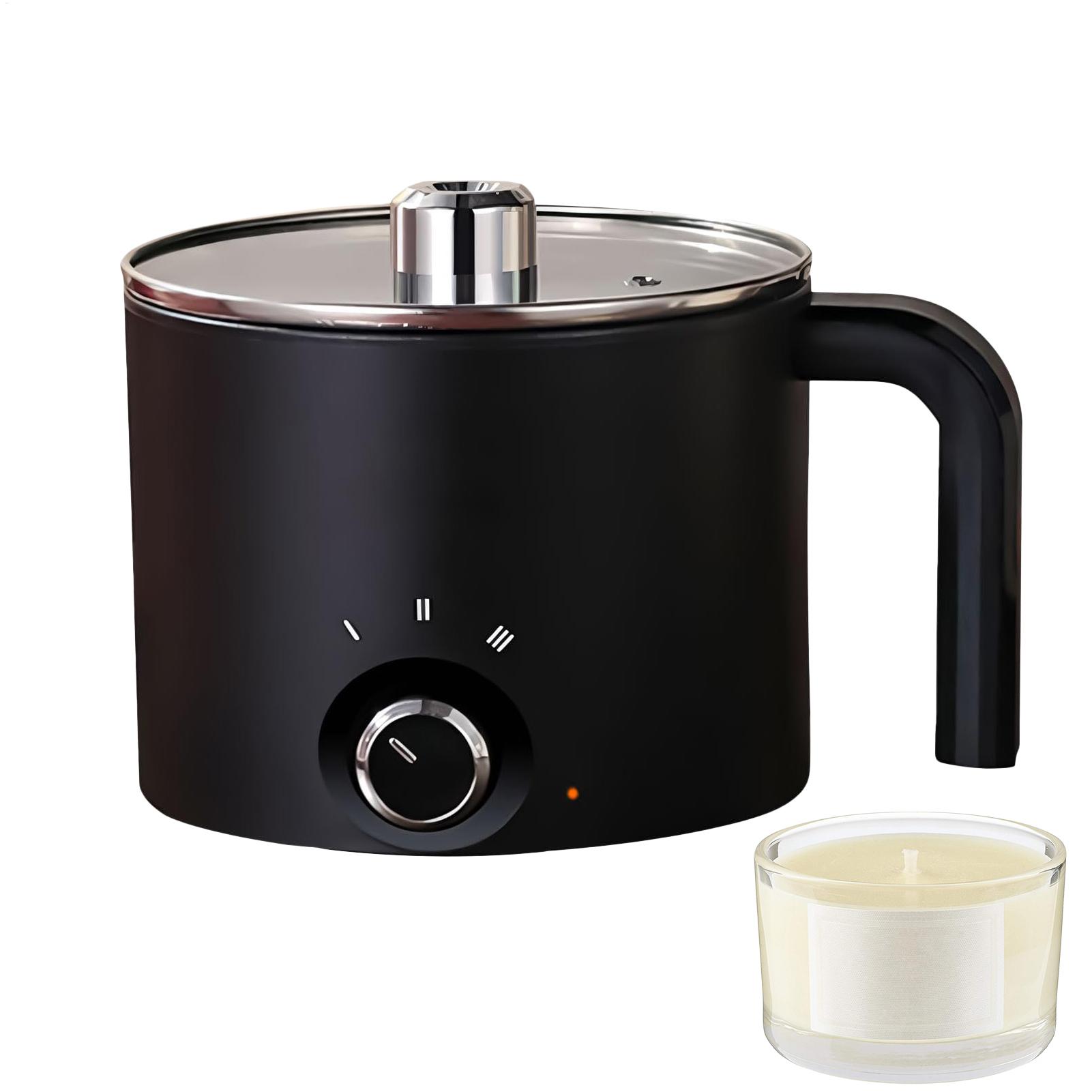 Soap Making Ideas - Kerzenwachs-Schmelztopf 1,5L Großer Edelstahl Elektrischer Antihaft-Kerzenherstellungstopf