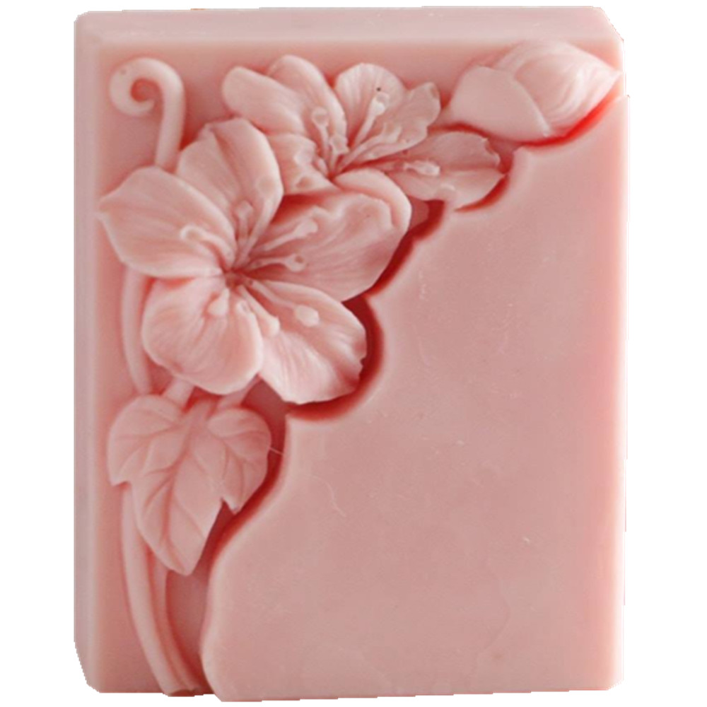 Hübsche Blumen-Seifenform, rec – Soap Making Process Bewertung und Preis