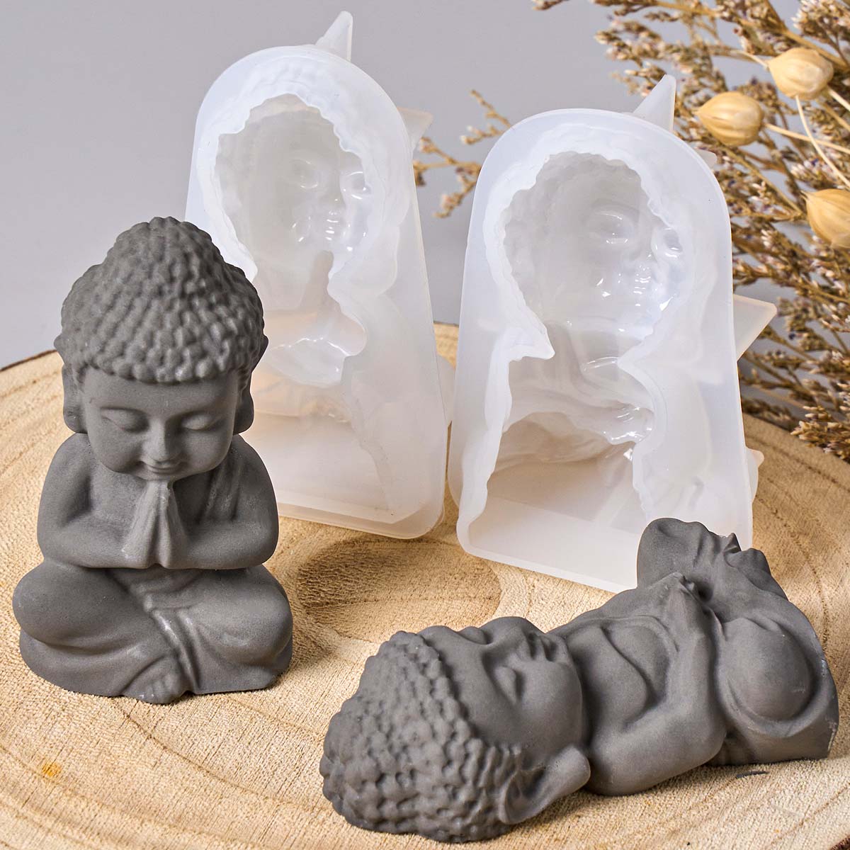 3D Buddha Silikon-Kerzenform D – Soap Making Process Bewertung und Preis