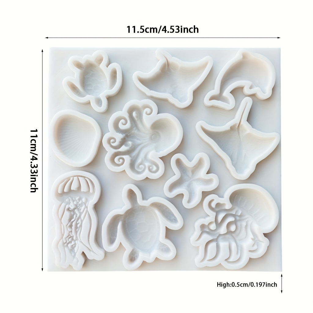 Meerestier-Silikonform: Oktopu – Soap Making Tray Bewertung und Preis