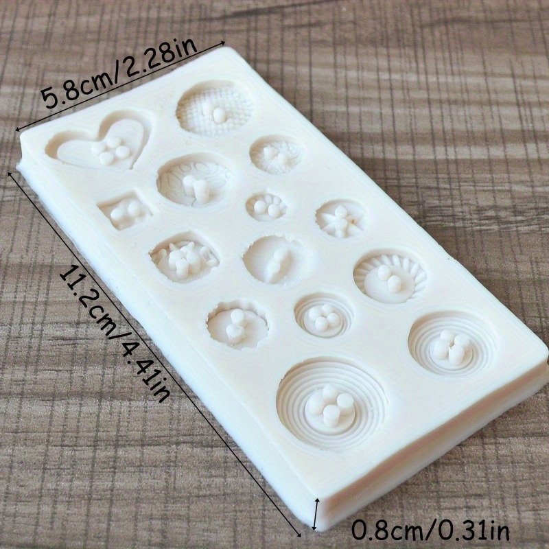 Knopfförmige Silikonform für S – Soap Making Molds Bewertung und Preis