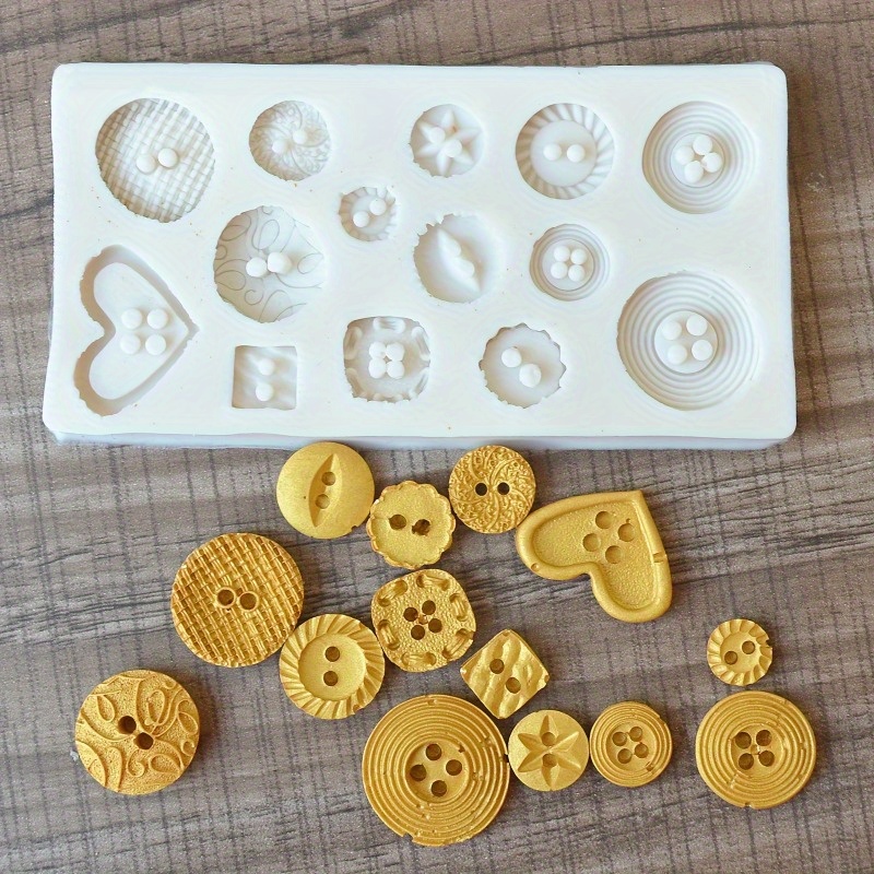 Knopfförmige Silikonform für S – Soap Making Molds Bewertung und Preis
