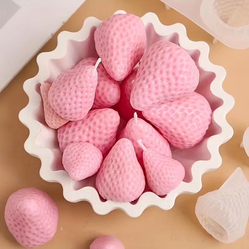 Erdbeer-Silikonform für DIY Ar – Soap Making Molds Bewertung und Preis