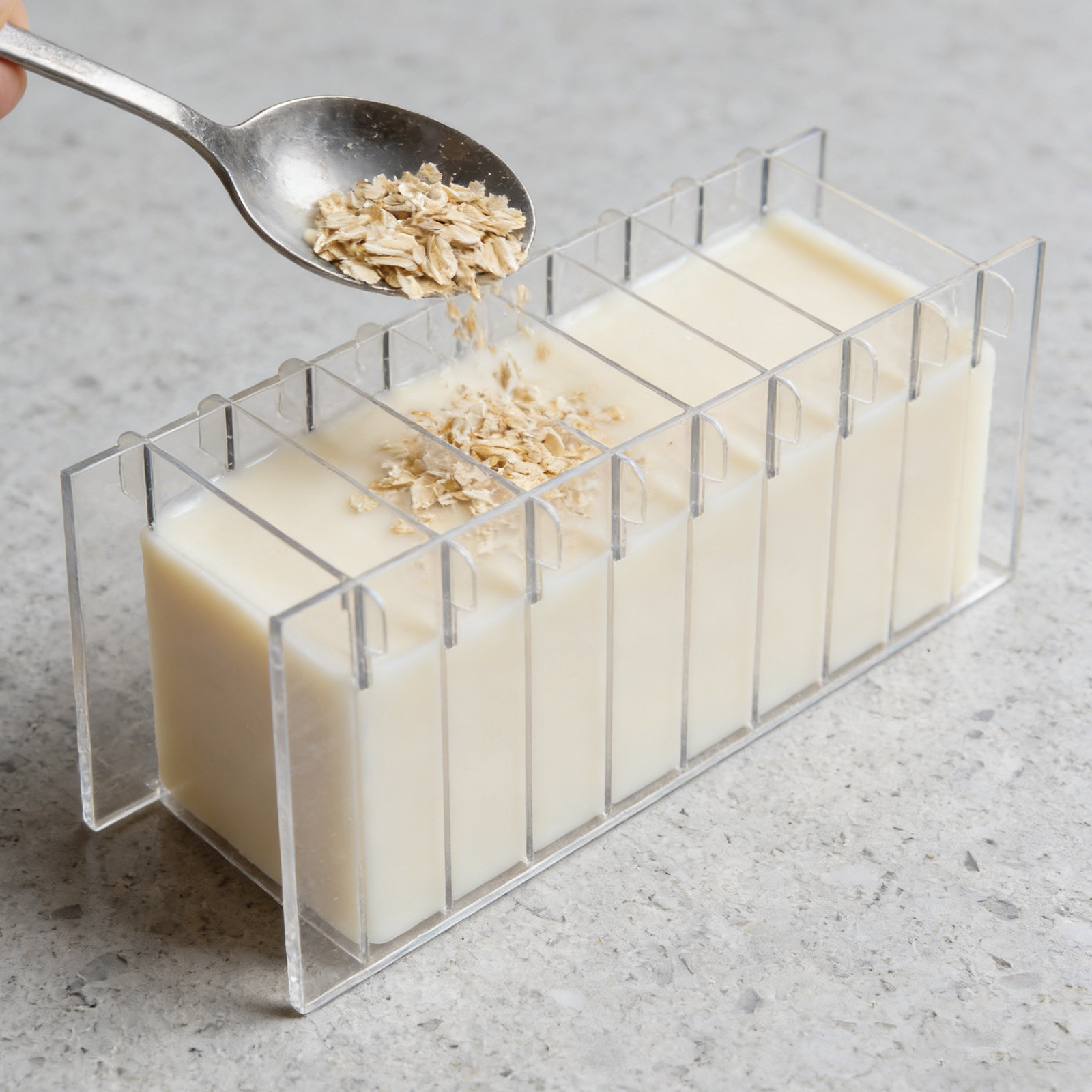 Klare Acryl-Seifenform-Trennwa – Soap Making Process Bewertung und Preis