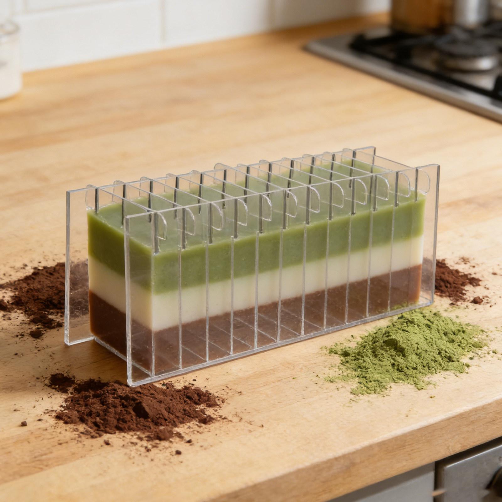 Acryl-Seifenteiler für Silikon – Soap Making Process Bewertung und Preis