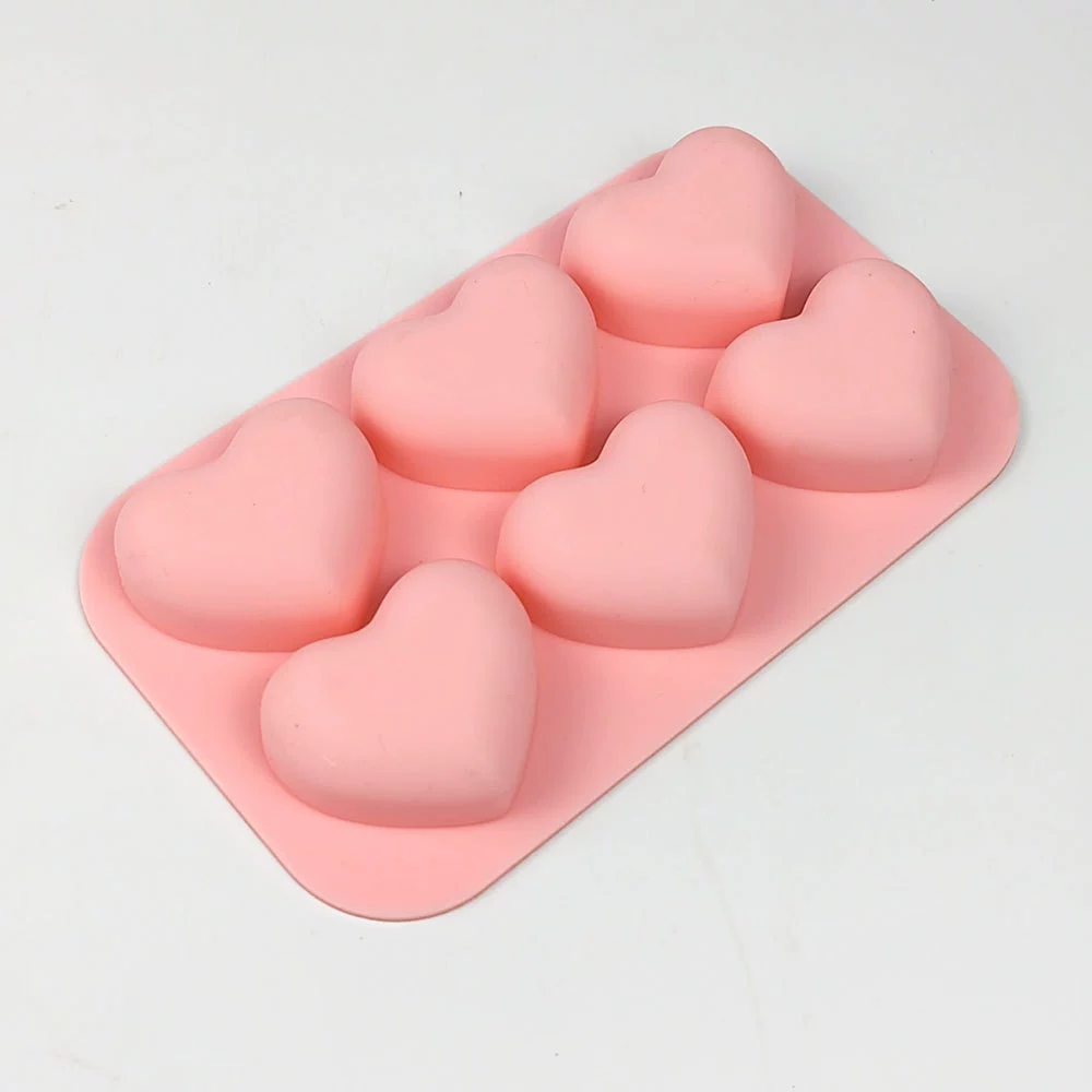 Herz-Silikon-Backform mit 6/15 – Soap Making Molds Bewertung und Preis